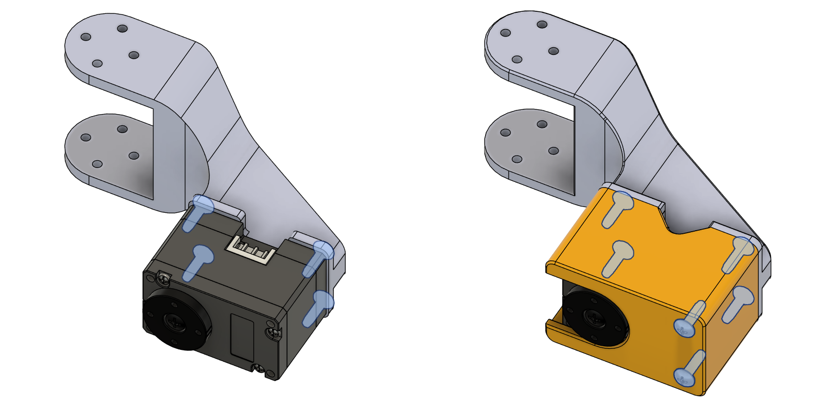 Servo shield implementation.